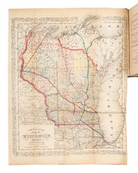 [PRE-FIRE IMPRINTS]. A group of 6 Chicago Pre-Fire imprints about the Mississippi River and Midwest, comprising: