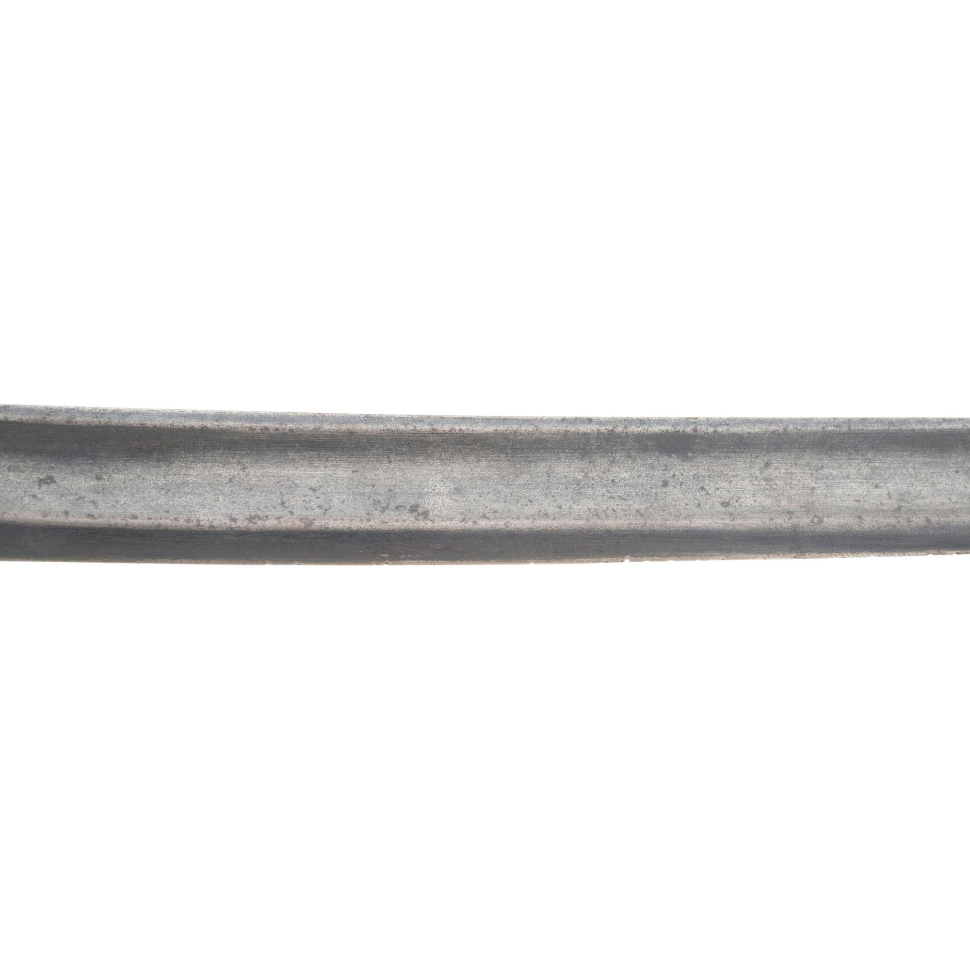 Leech & Rigdon Cavalry Officer's Saber with Brass Mounted Iron Scabbard