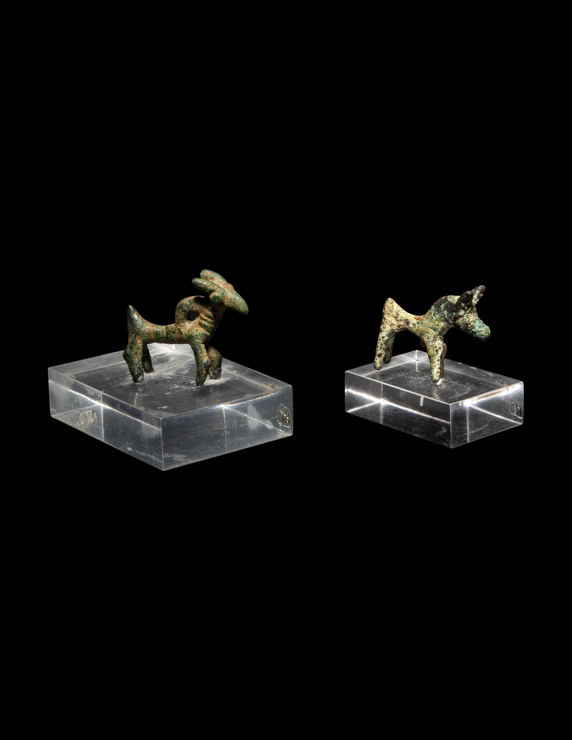 Two Luristan or Bronze Age Quadrupeds