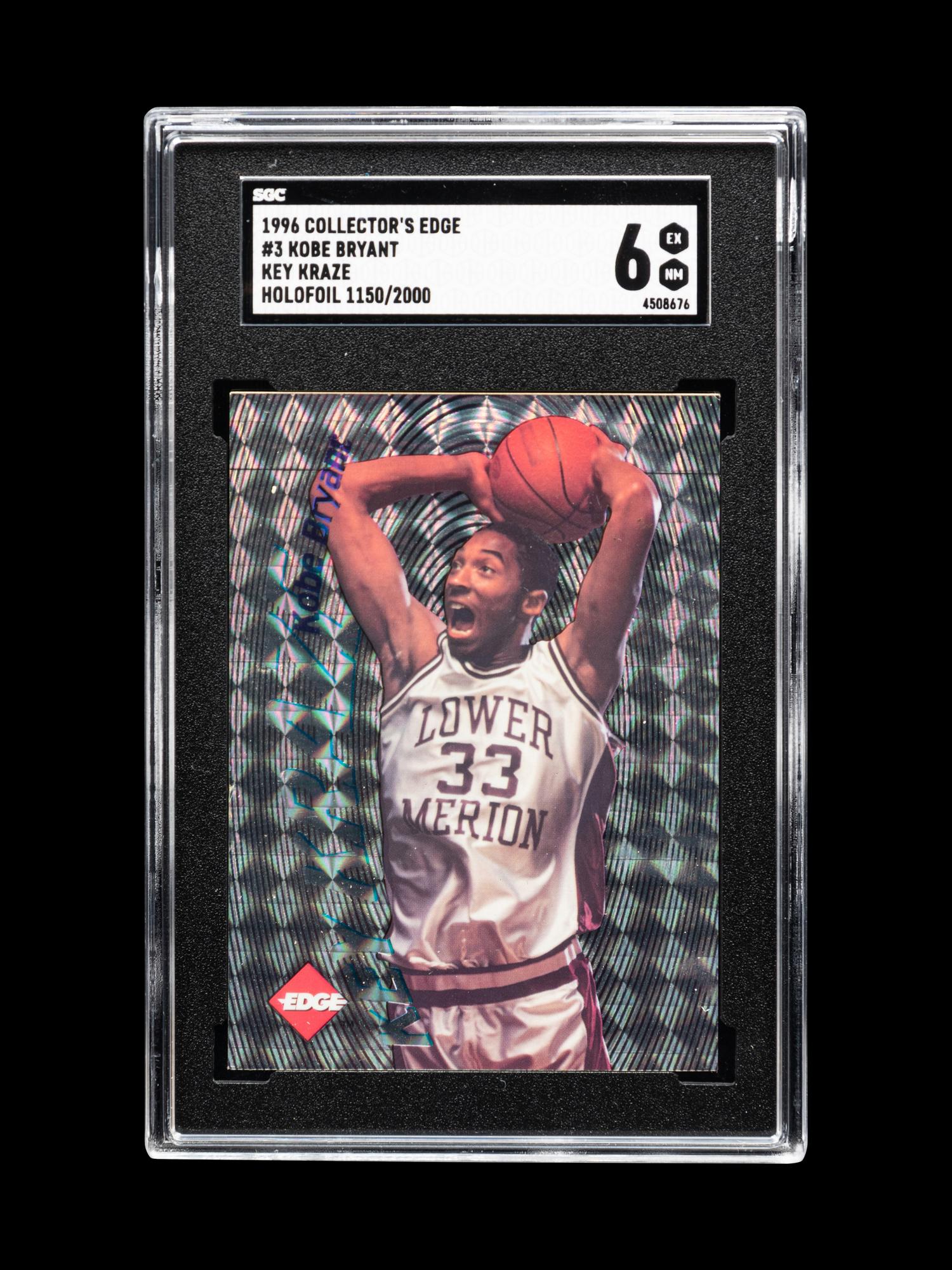 A Group of 1996-97 Collector's Edge Kobe Bryant Rookie Basketball Cards,