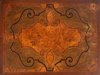 A Pair of Italian Marquetry Nesting Tables