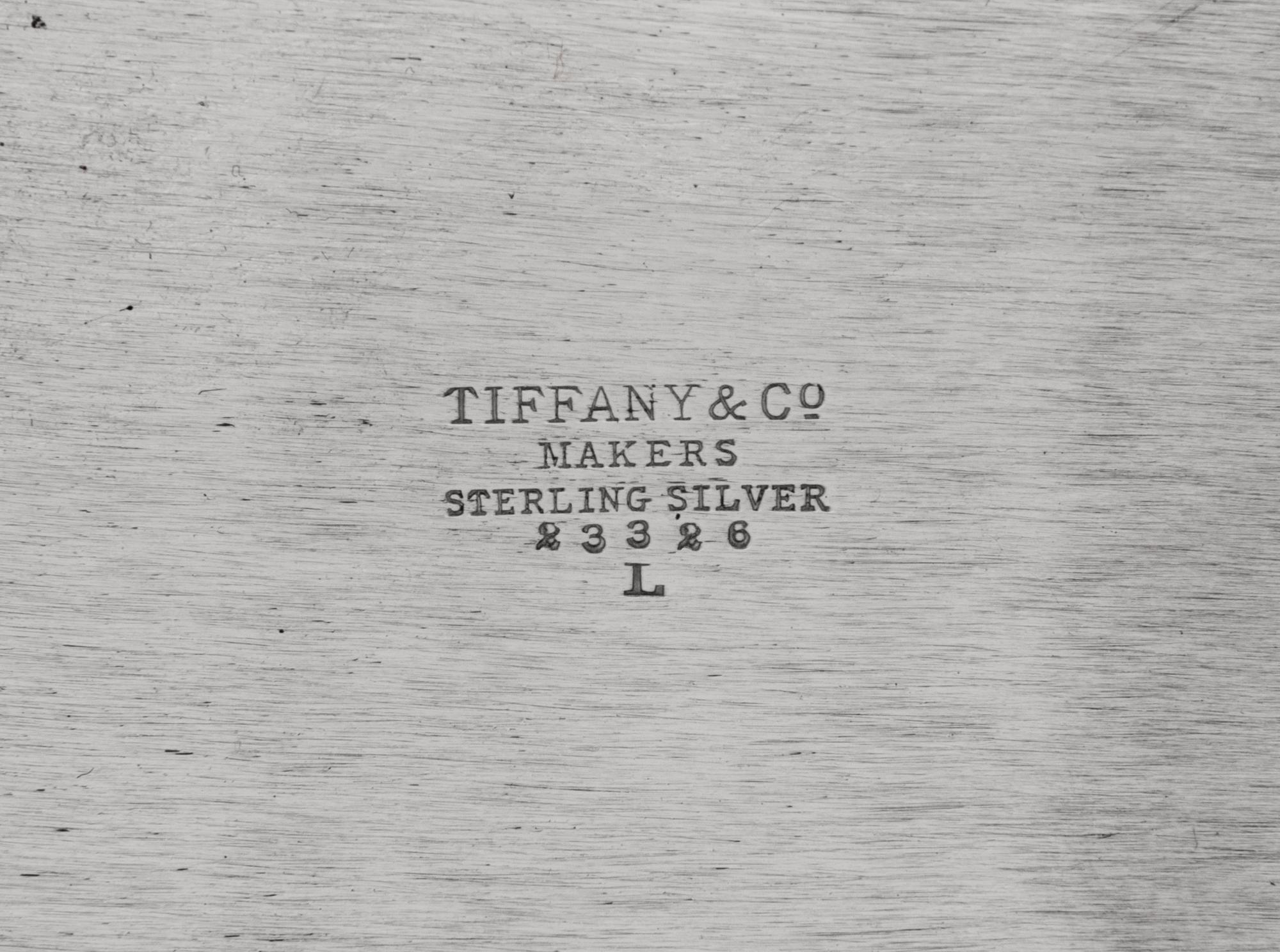 A Tiffany & Co. Silver Table-Top Cigarette Box