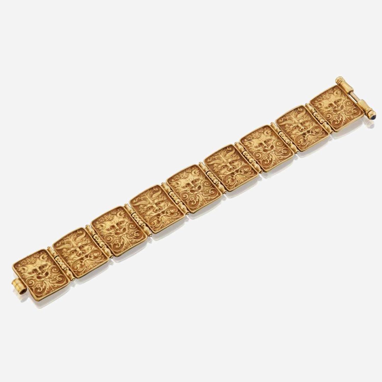 A gold bracelet, Paul Lantuch