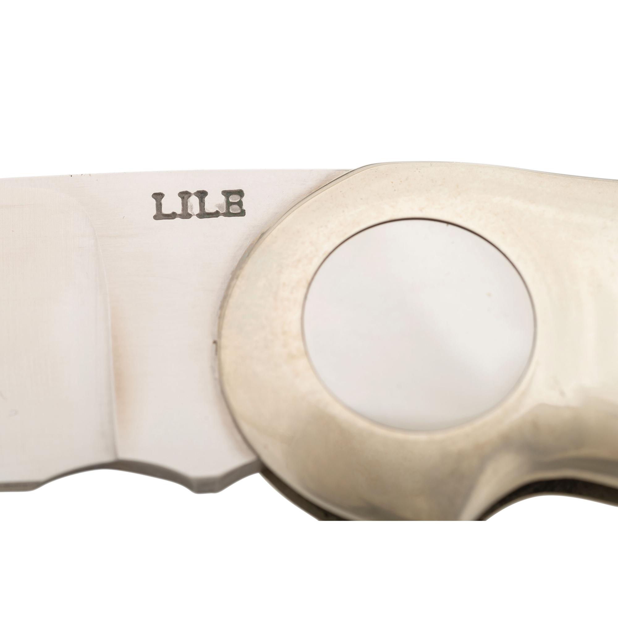 Jimmy Lile Button Lock Folding Knife # 036
