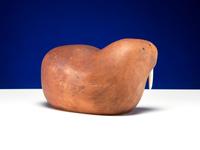 Wooden Walrus Sculpture