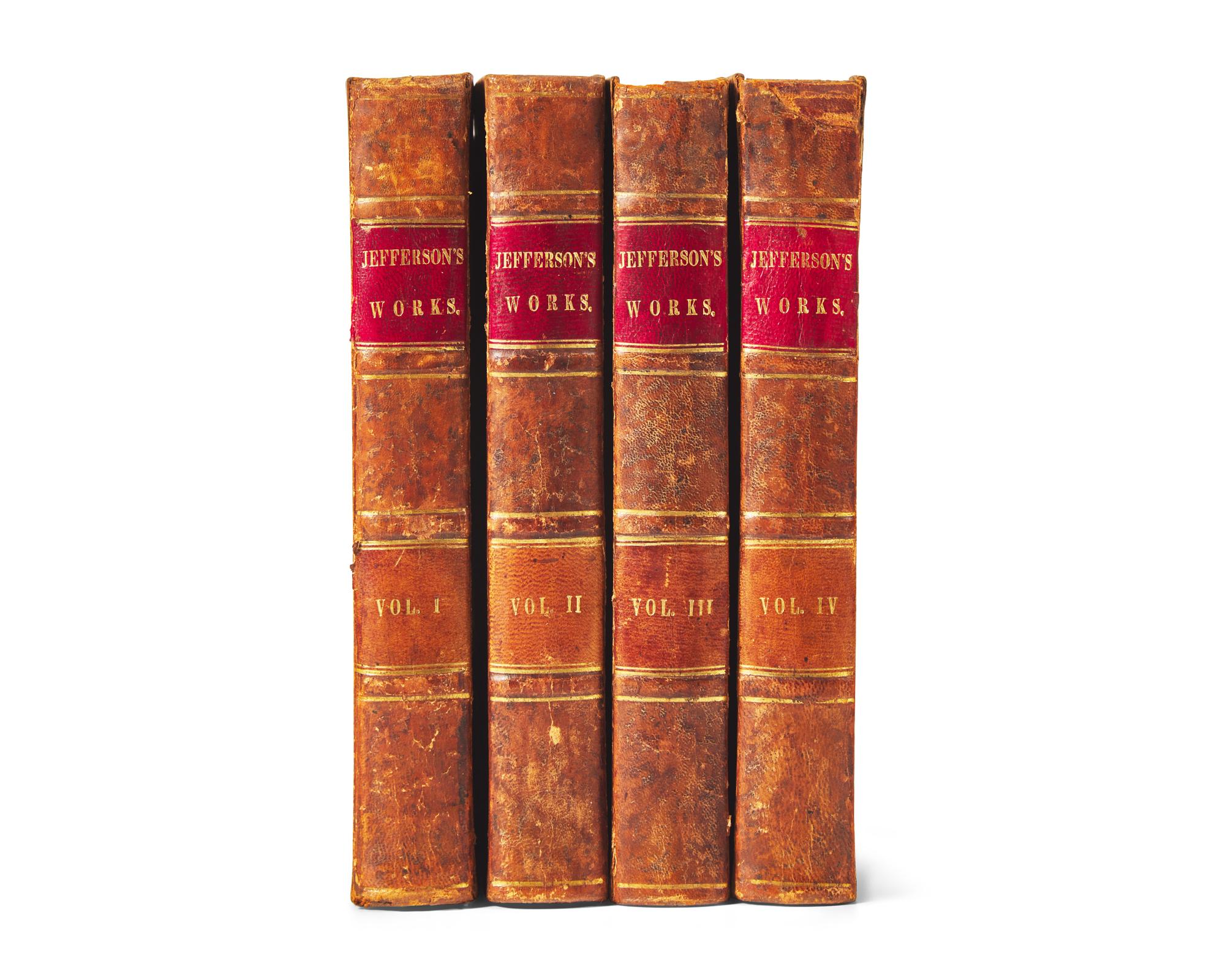 [Presidential] Jefferson, Thomas. Memoir, Correspondence, and Miscellanies, From the Papers of Thomas Jefferson