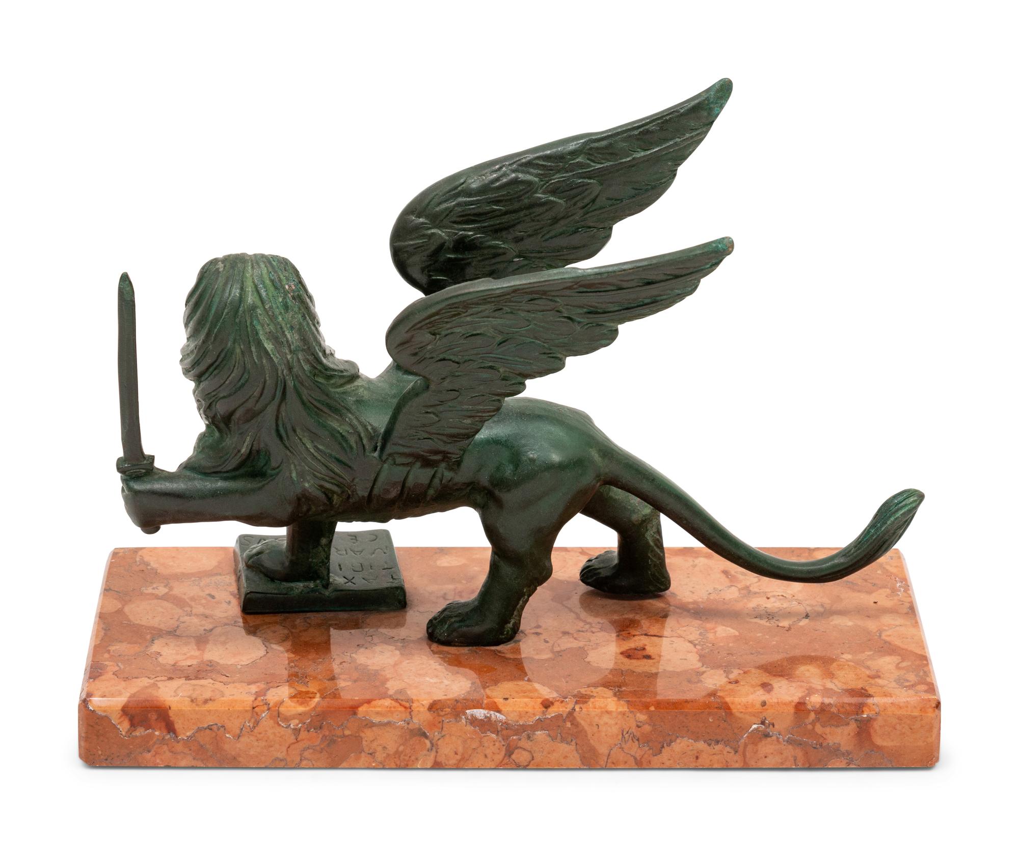 A Bronze Winged Lion of St. Mark's