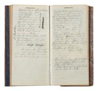 [CIVIL WAR]. Diary of Captain George Brennan, Co. M, New York 14th Heavy Artillery, 1865.