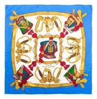 Three Hermès 90cm Silk Scarves