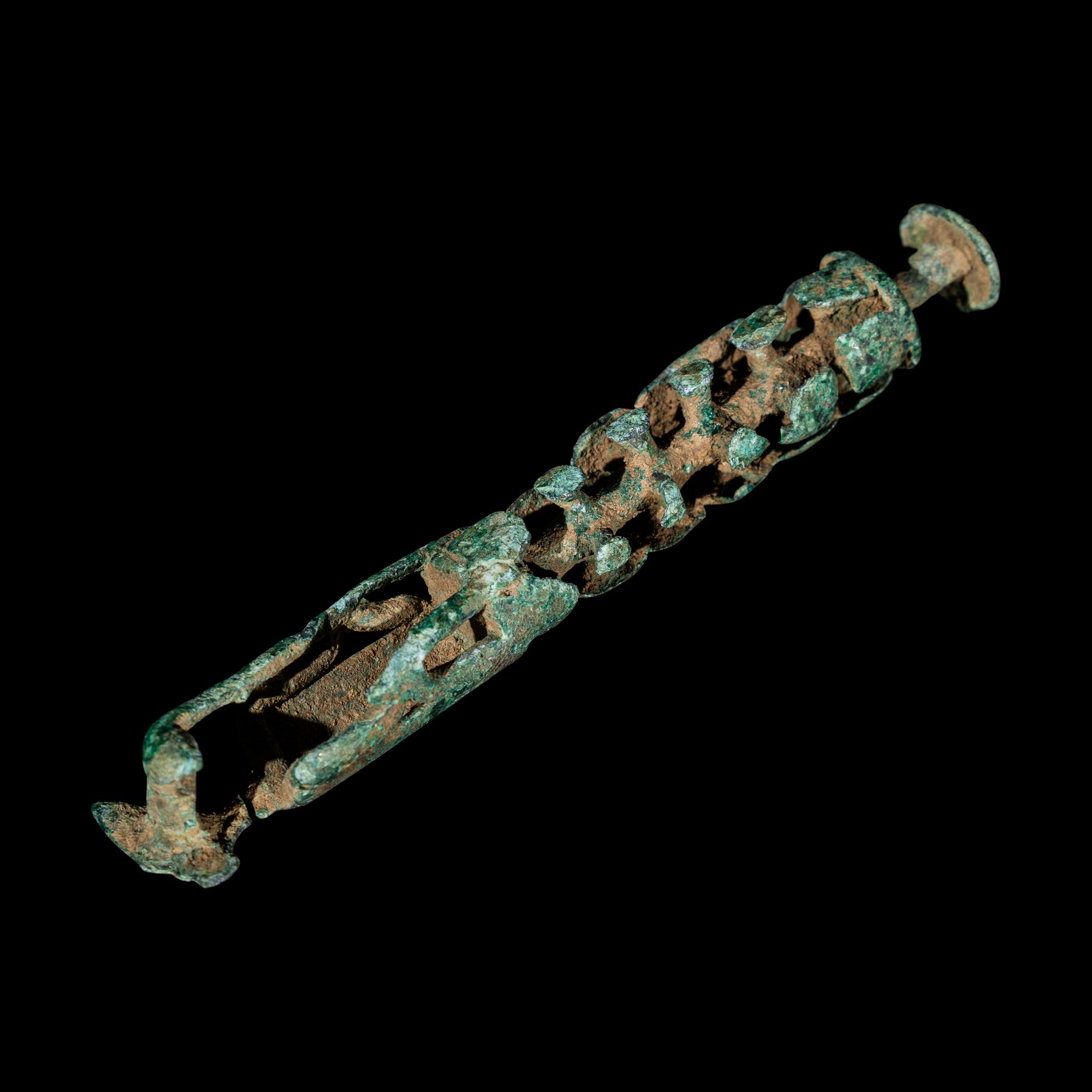 A Group of 5 Greco-Roman Fibulae and 2 Geometric Bronze Objects
