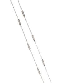 KALO, STERLING SILVER LONG NECKLACE