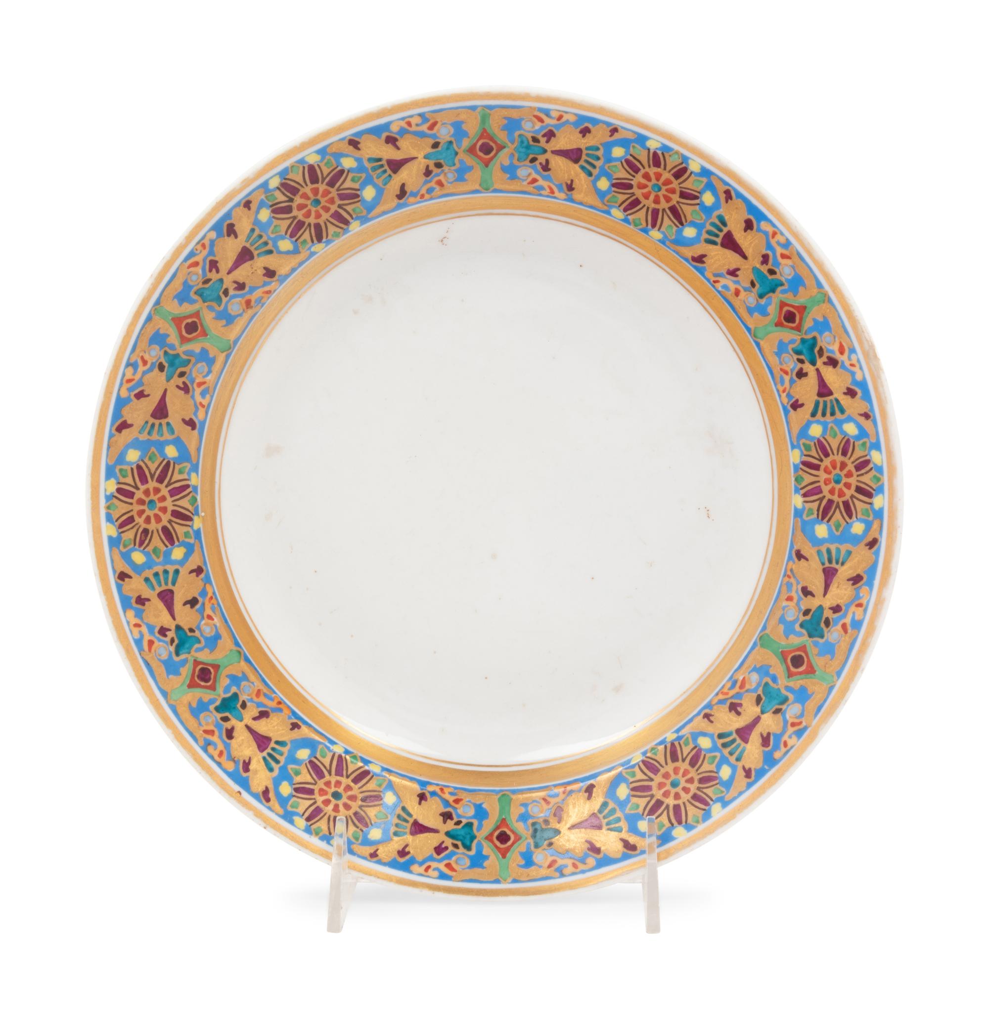 A Russian Porcelain Plate from the Gothic Service