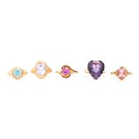 Collection of Low-Karat Gold Rings