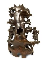 Two Chinese Bronze Articles — 19TH CENTURY