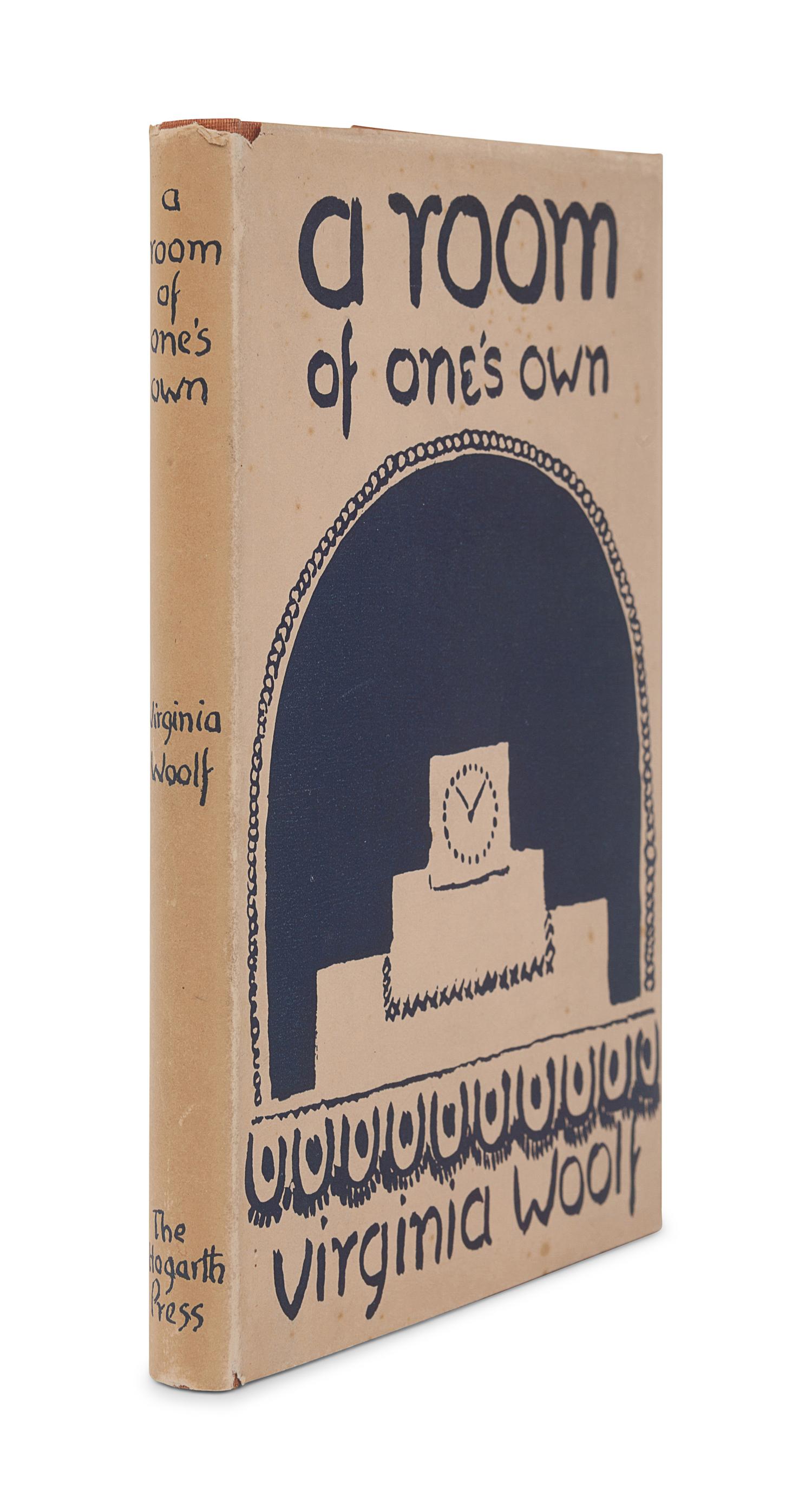 WOOLF, Virginia (1882-1941). A Room of One's Own . London: Leonard and Virginia Woolf at the Hogarth Press, 1929.