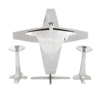An Important Chicago Silver Five-Piece Altar Set