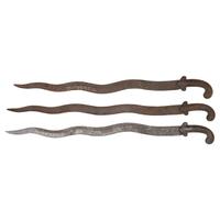 Lot of 3 Decorative Indo-Persian Swords