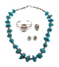 Navajo and Southwestern-style Silver and Turquoise Jewelry
