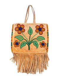 Yakima / Nez Perce Pictorial Beaded Flat Bag