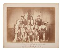 [BRADY, Mathew (1822-1896), photographer]. Albumen photograph of the Sioux Delegation to Washington, DC, 1877.