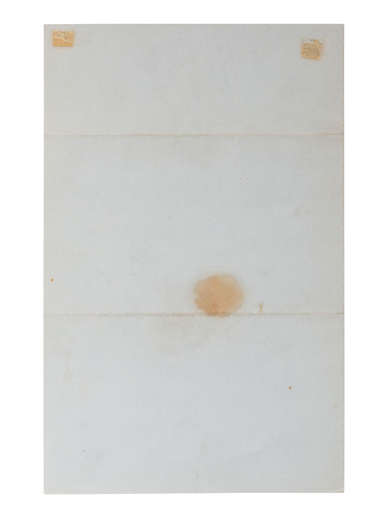 DAVIS, Jefferson (1808-1889). Autograph letter signed ("Jeffn. Davis"). Washington, DC, n.d.