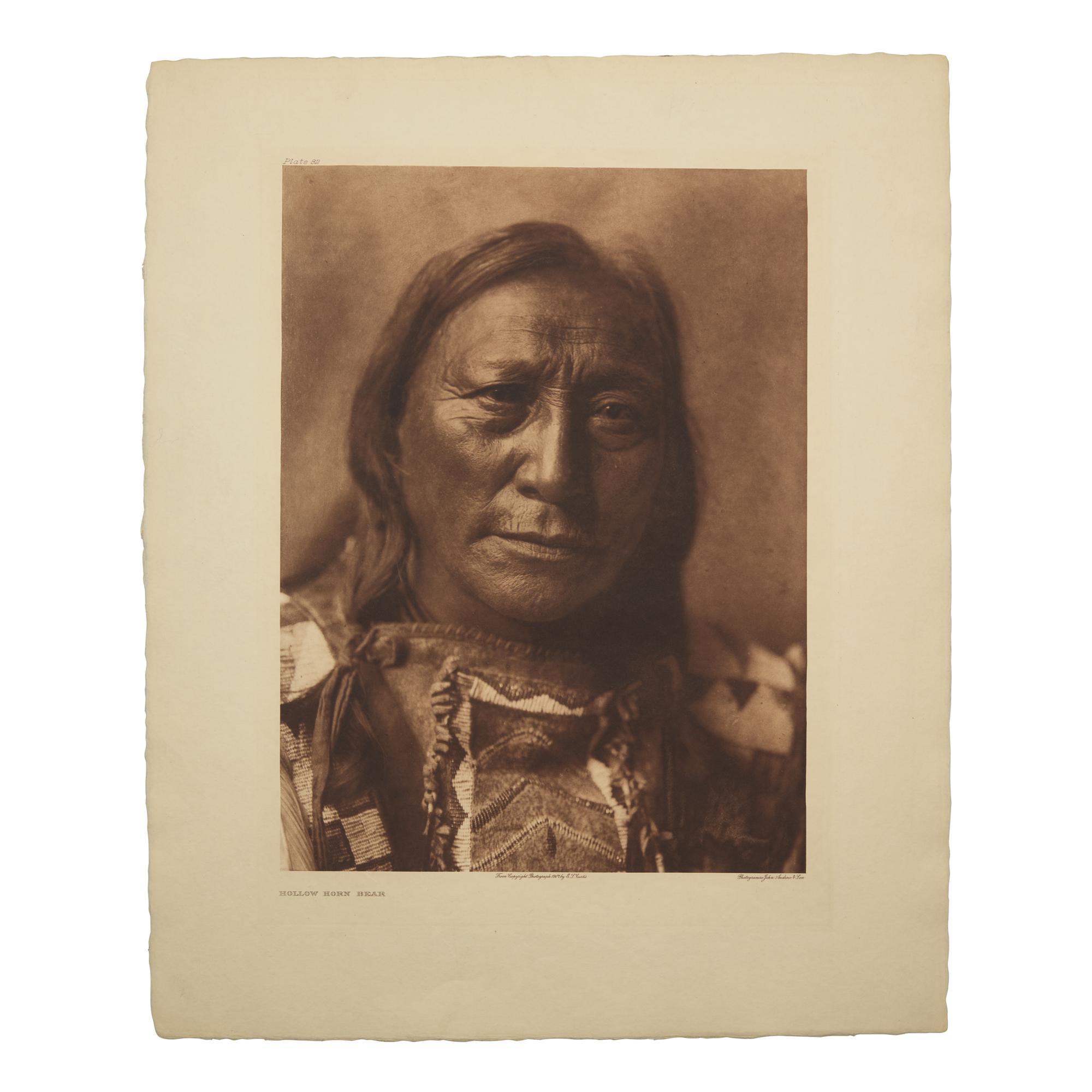 Edward Curtis (American, 1868-1952) — Hollow Horn Bear , 1907