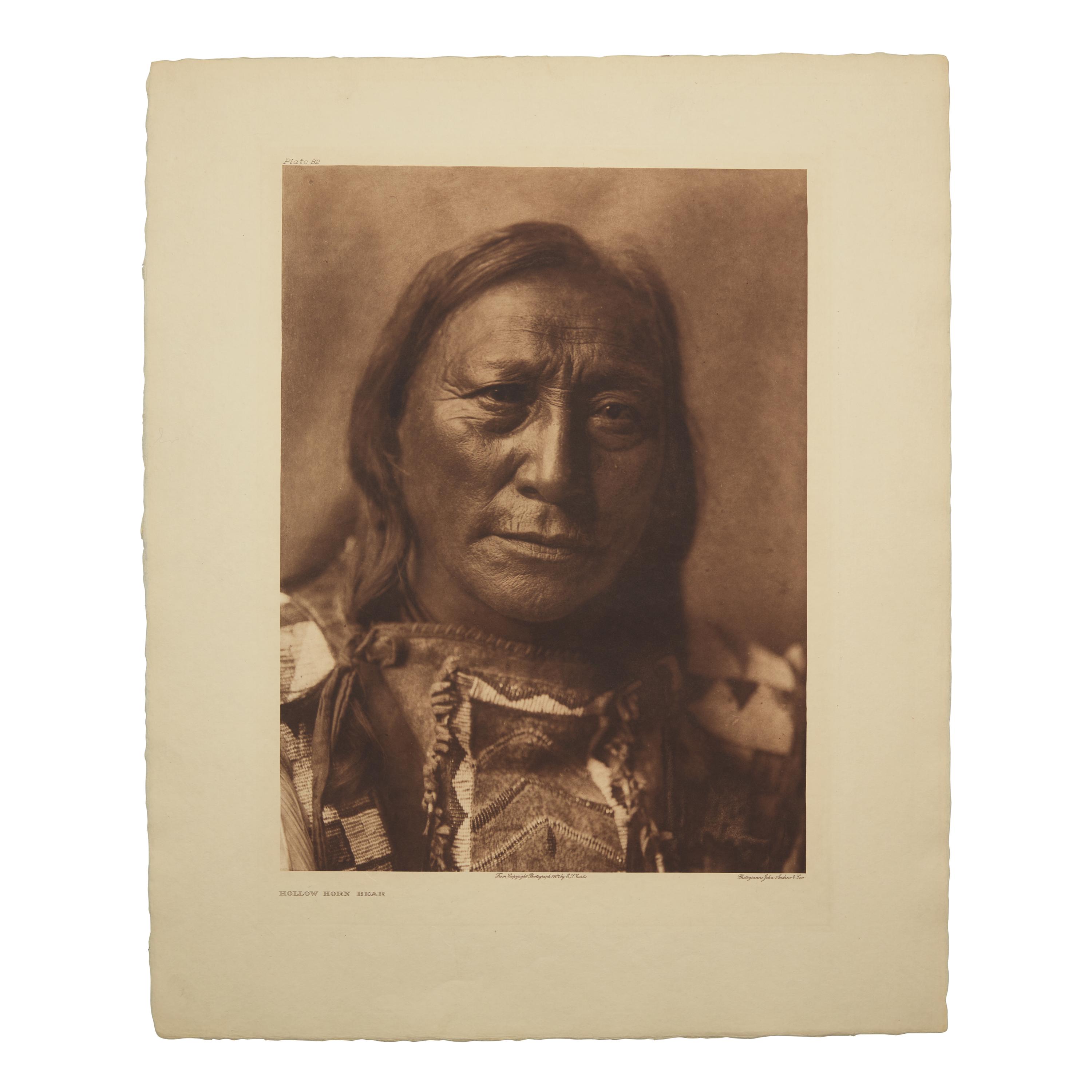 Edward Curtis (American, 1868-1952) — Hollow Horn Bear , 1907
