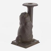 Tiffany Studios (American, active 1878-1933) “Groundhog” Candlestick for the Rowfant Club, Cleveland, Ohio, circa 1903