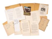 [FROST, Robert (1874-1963)]. A large archive of materials relating to the life and work of Robert Frost as collected by his cousin, Joseph W.P. Frost.