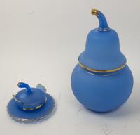 Two Opaline Glass Articles Height of tallest 16 1/4 inches. — 20TH CENTURY