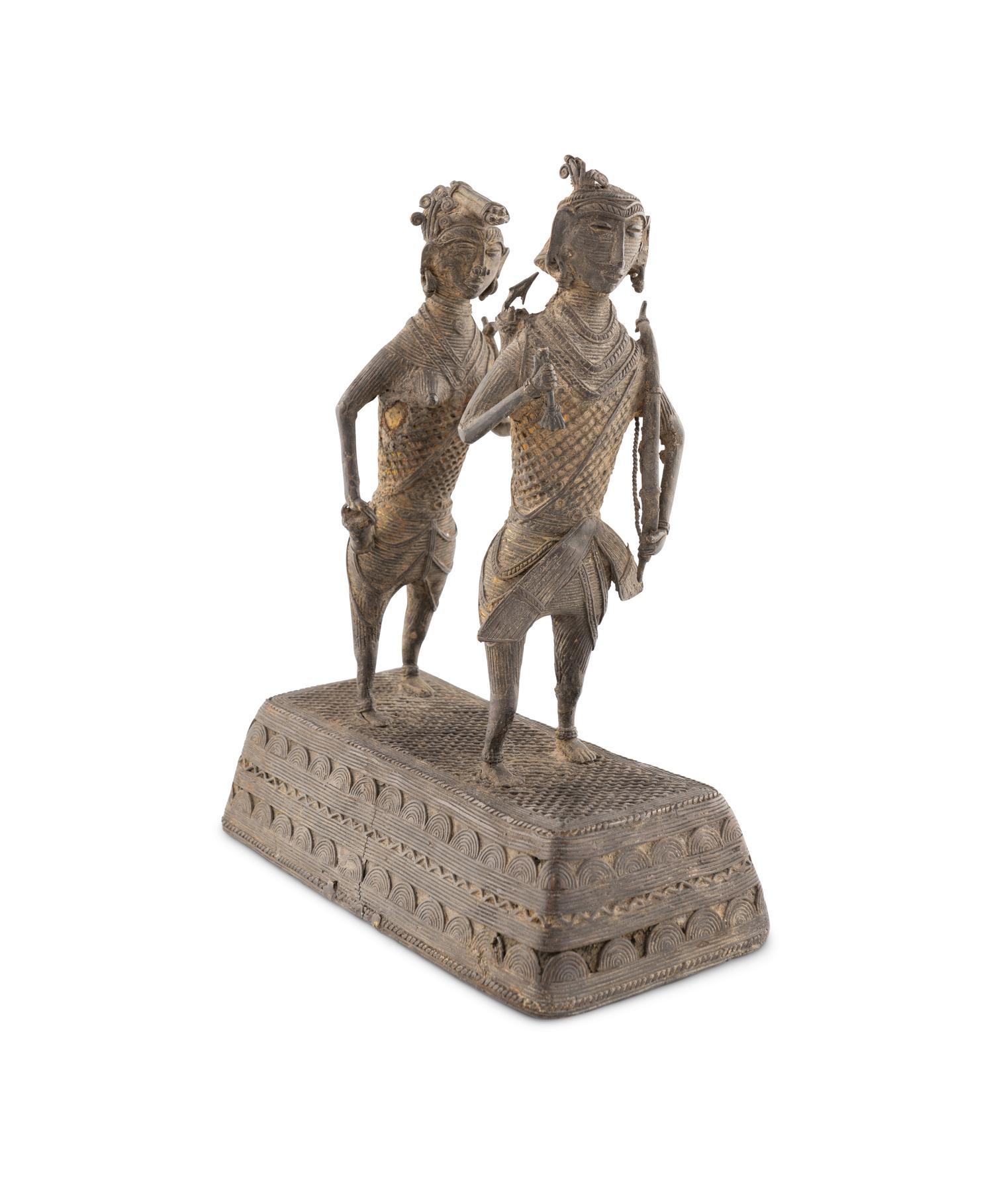 Two Indian Bronze Groups