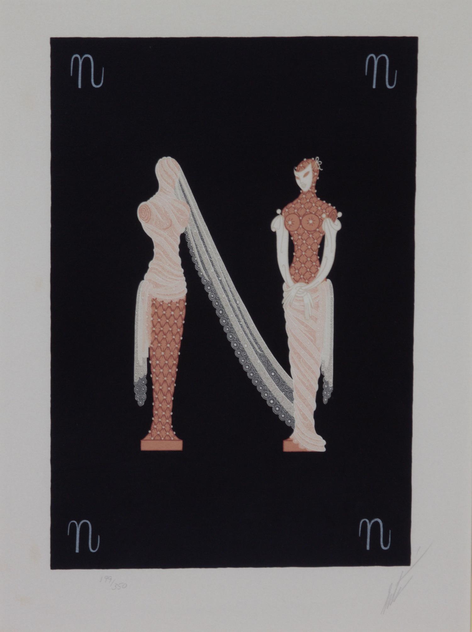 Erte, (French, 1892-1990), The Alphabet Suite, 1796-77