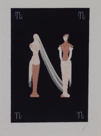 Erte, (French, 1892-1990), The Alphabet Suite, 1796-77