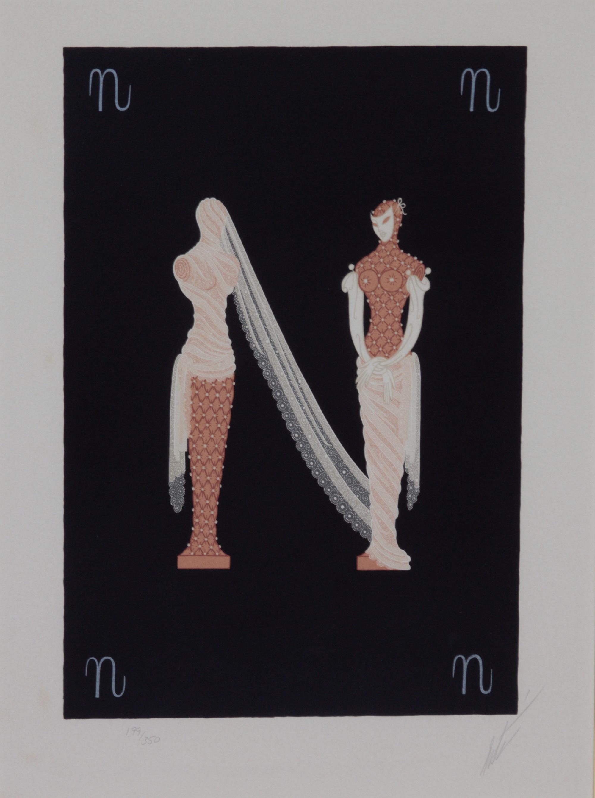 Erte, (French, 1892-1990), The Alphabet Suite, 1796-77