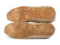 Santee Sioux and Haudenosaunee Beaded Hide Moccasins