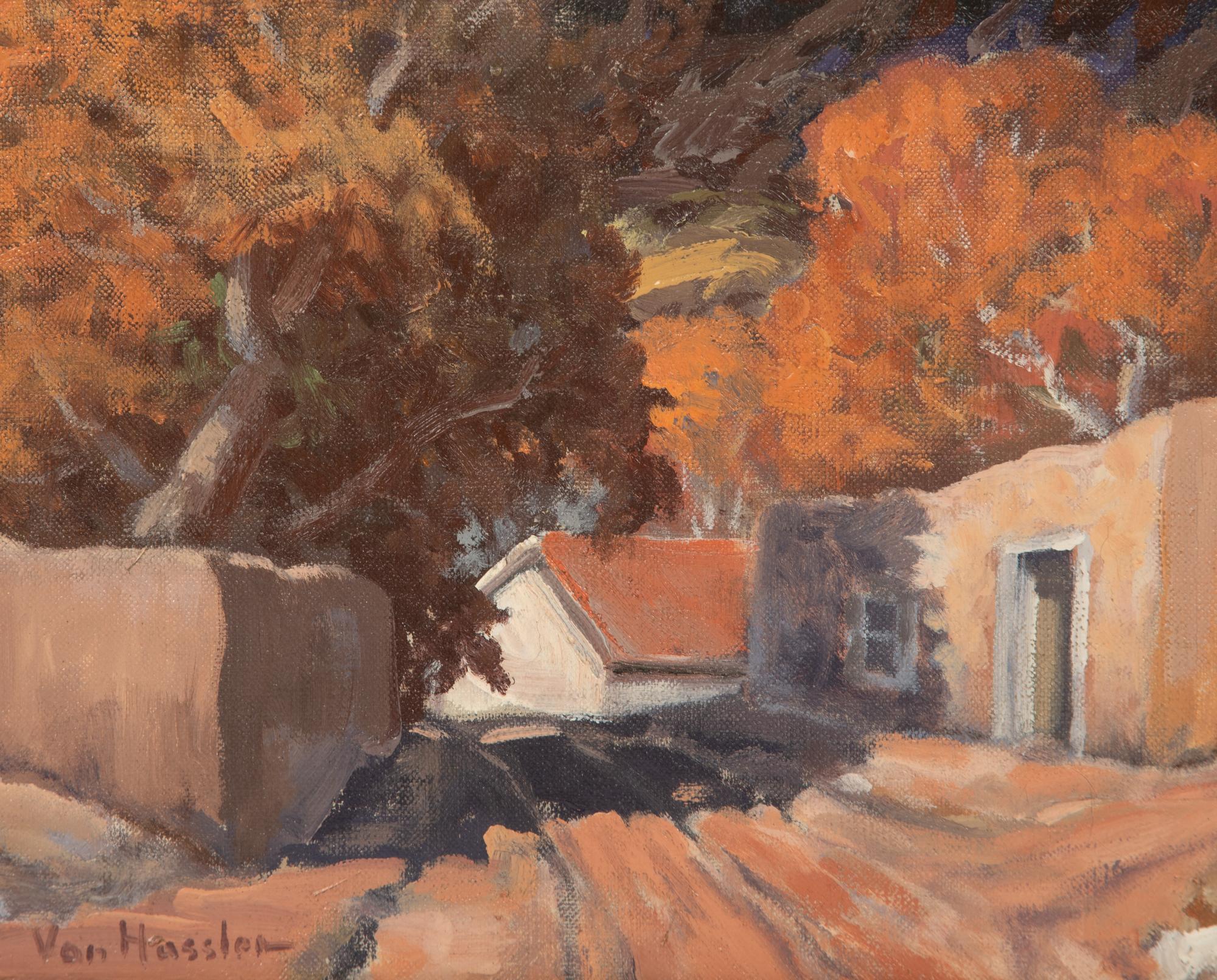 New Mexico Village in Late Fall