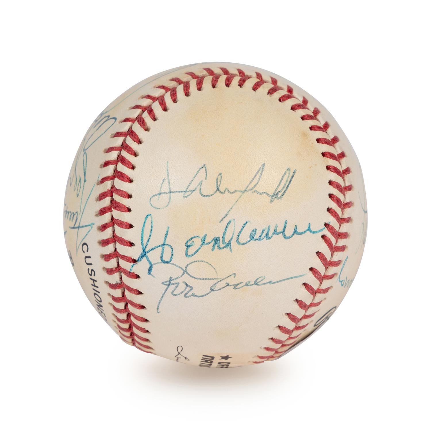 A 3,000 Hit Club Signed Autograph Baseball / 12 Signatures (Beckett Authentication Services Letter)