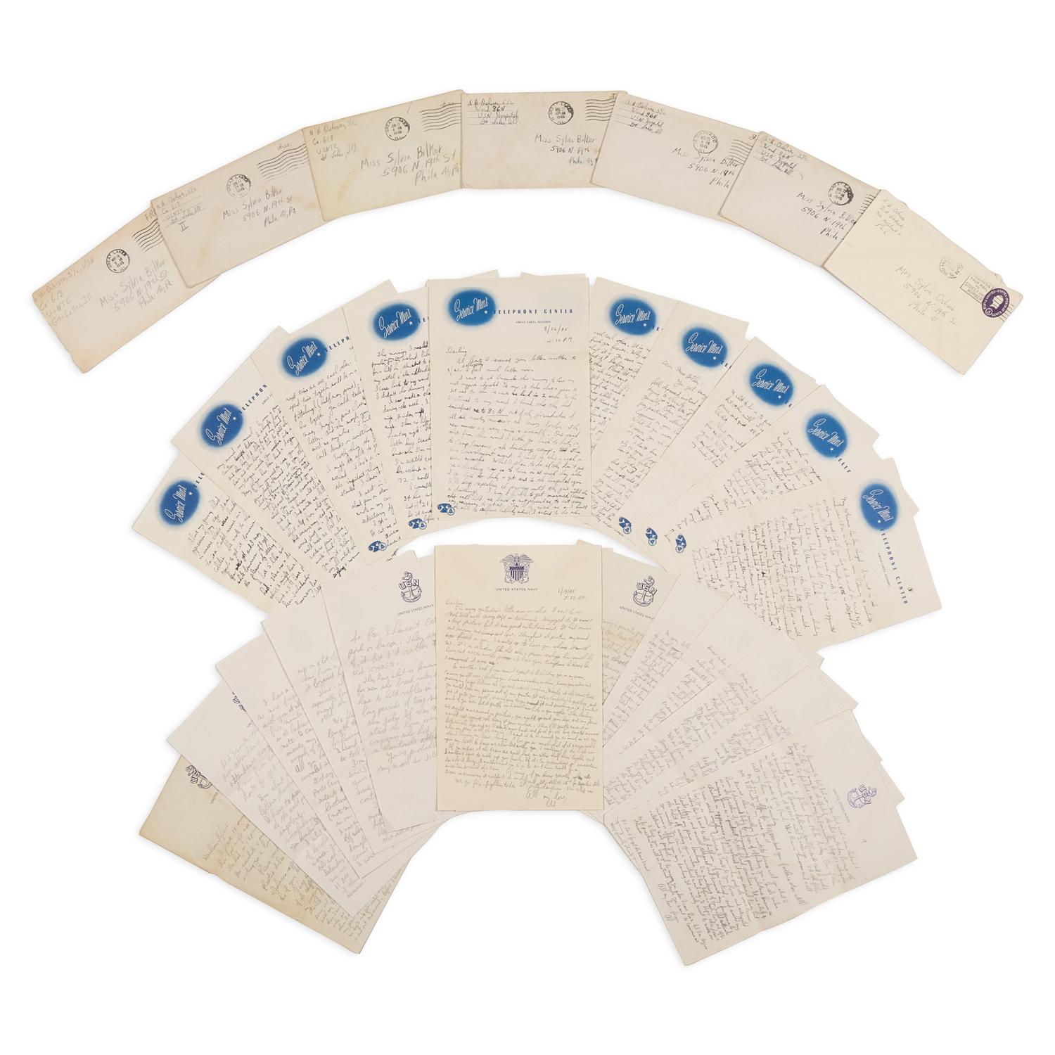 [World War II] Collection of Erotic Letters From a U.S. Sailor, 1945