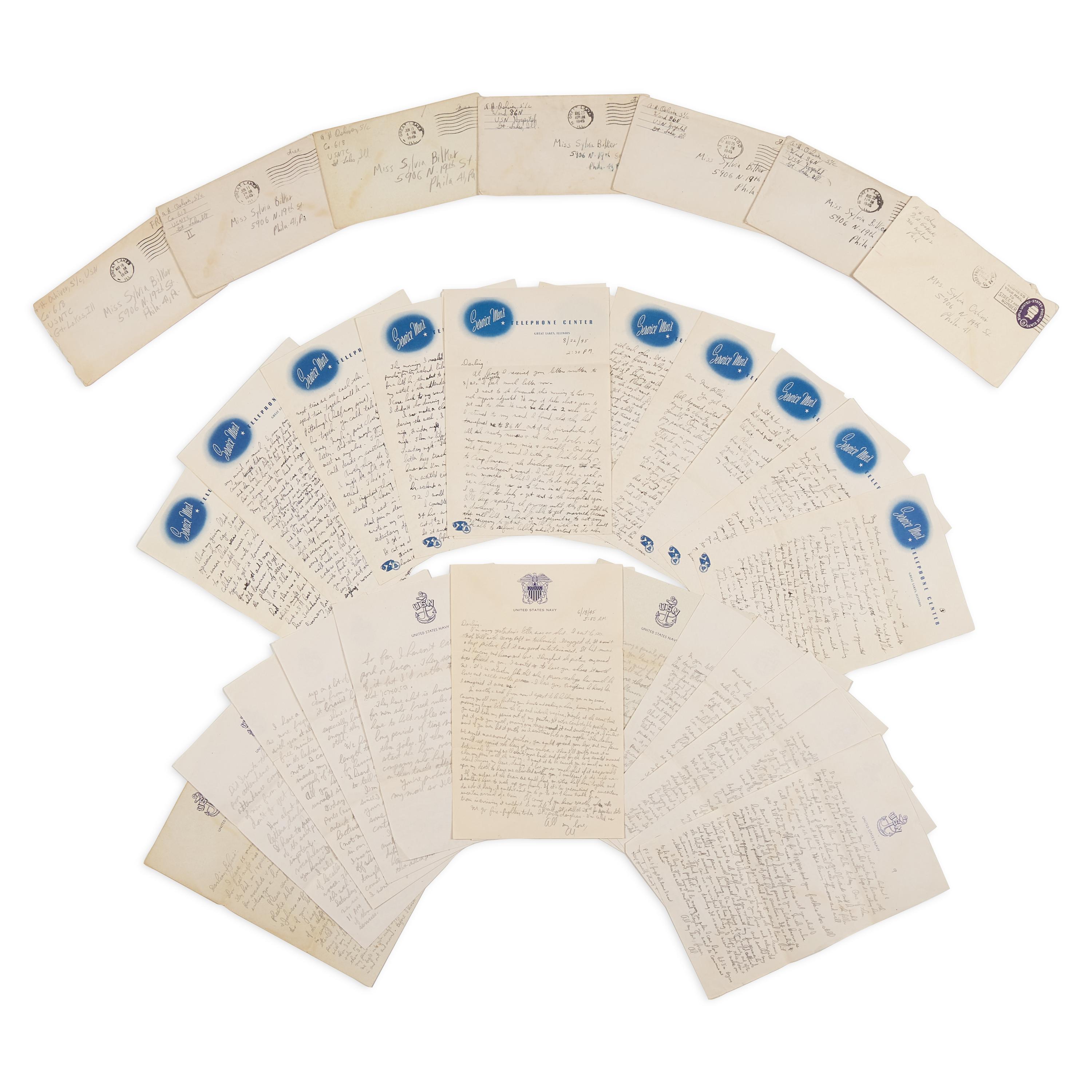 [World War II] Collection of Erotic Letters From a U.S. Sailor, 1945