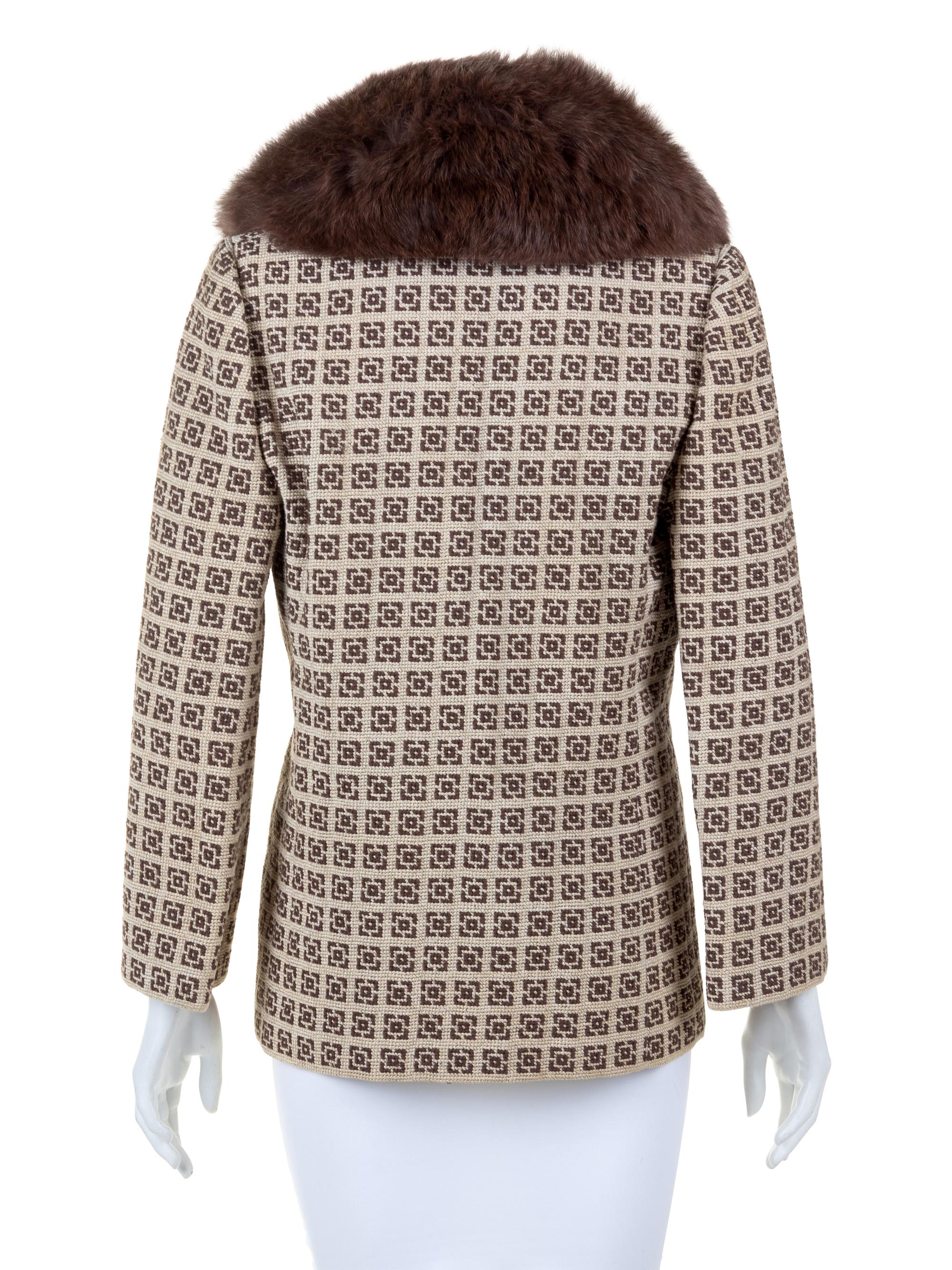 Tiziani Jacket with Fur Trim, 1970's