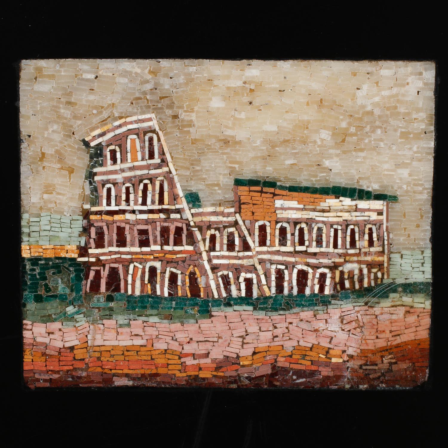 A Pair of Italian Micromosaic Plaques