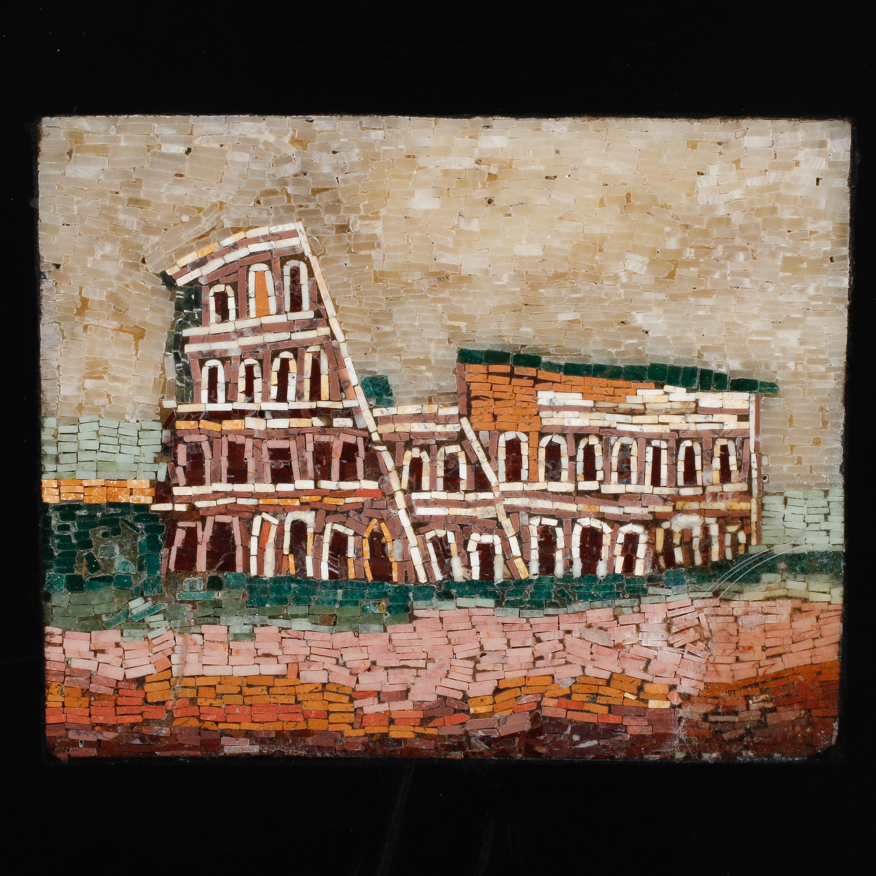 A Pair of Italian Micromosaic Plaques