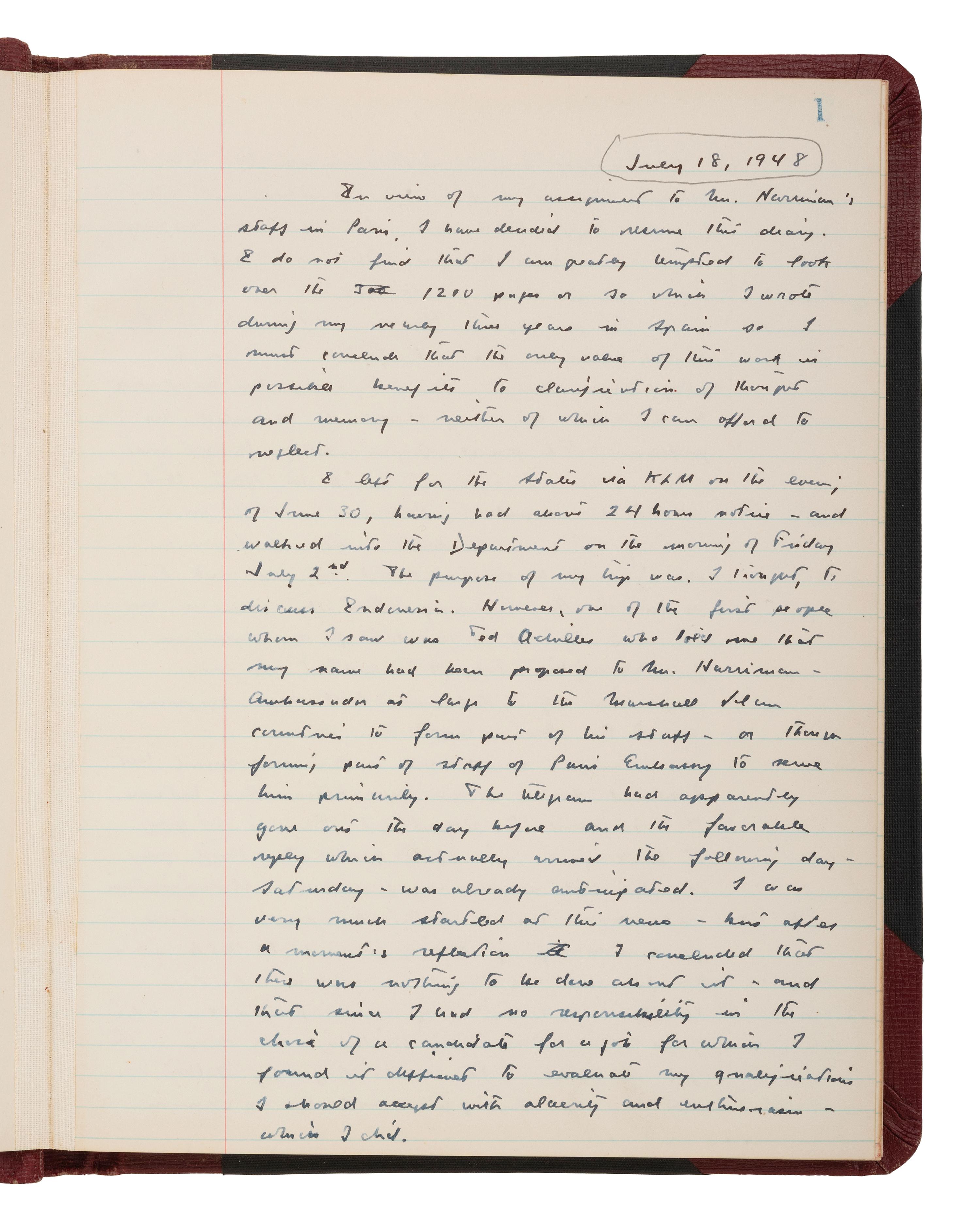[POLITICS]. Extensive archive of correspondence, photographs, and other ephemera related to Philip Bonsal, his family, and career in the US Foreign Service.