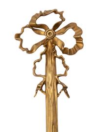 A Louis XV Style Gilt Bronze Wall Clock
