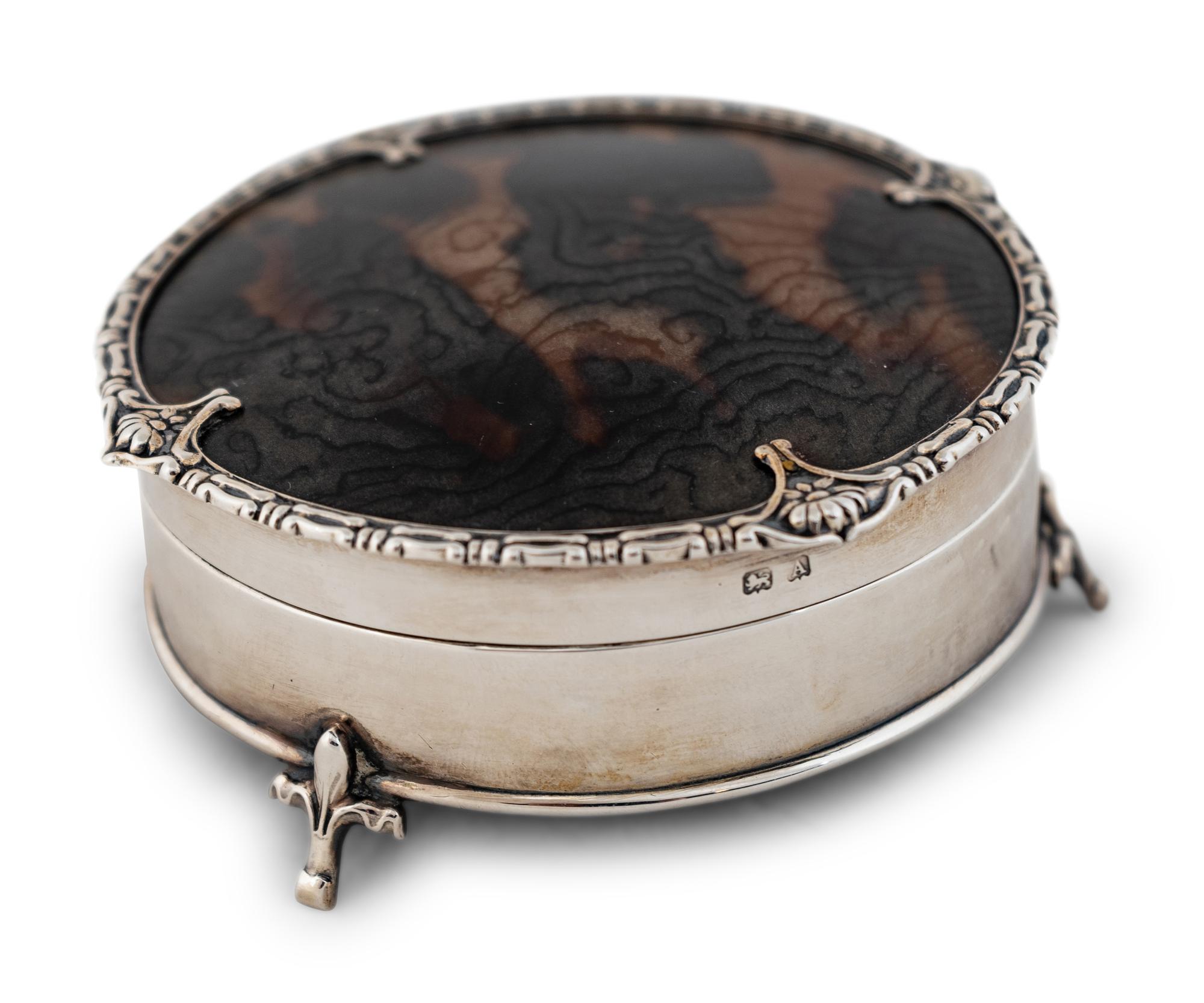 A Group of Five English Silver Desk Articles — 20TH CENTURY