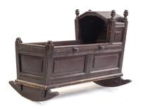 A French Oak Cradle Height 29 x width 38 inches. — 18TH CENTURY