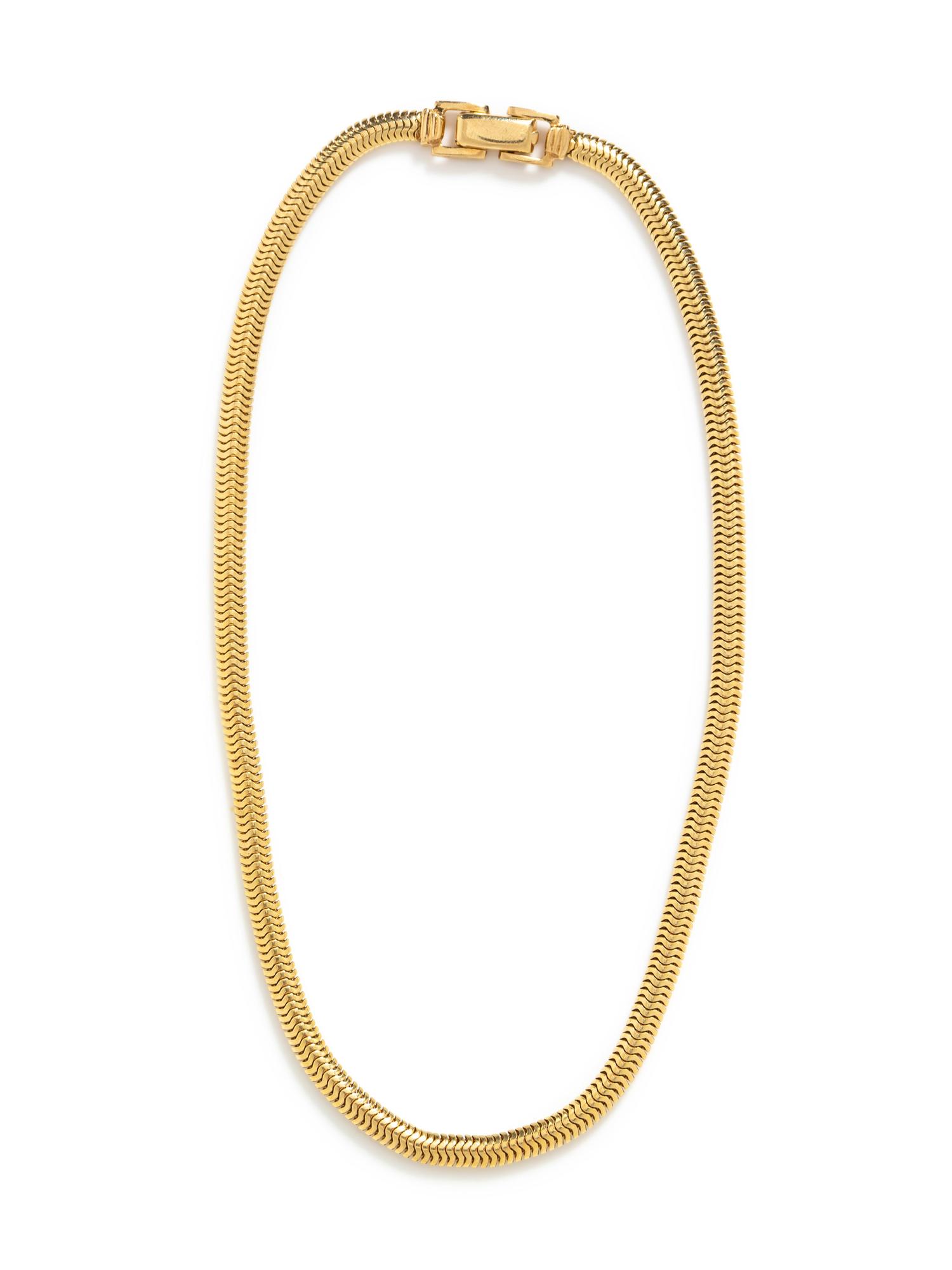 A 14 Karat Yellow Gold Chain Necklace,