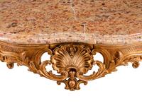 A Louis XV Style Giltwood Console — 19TH CENTURY