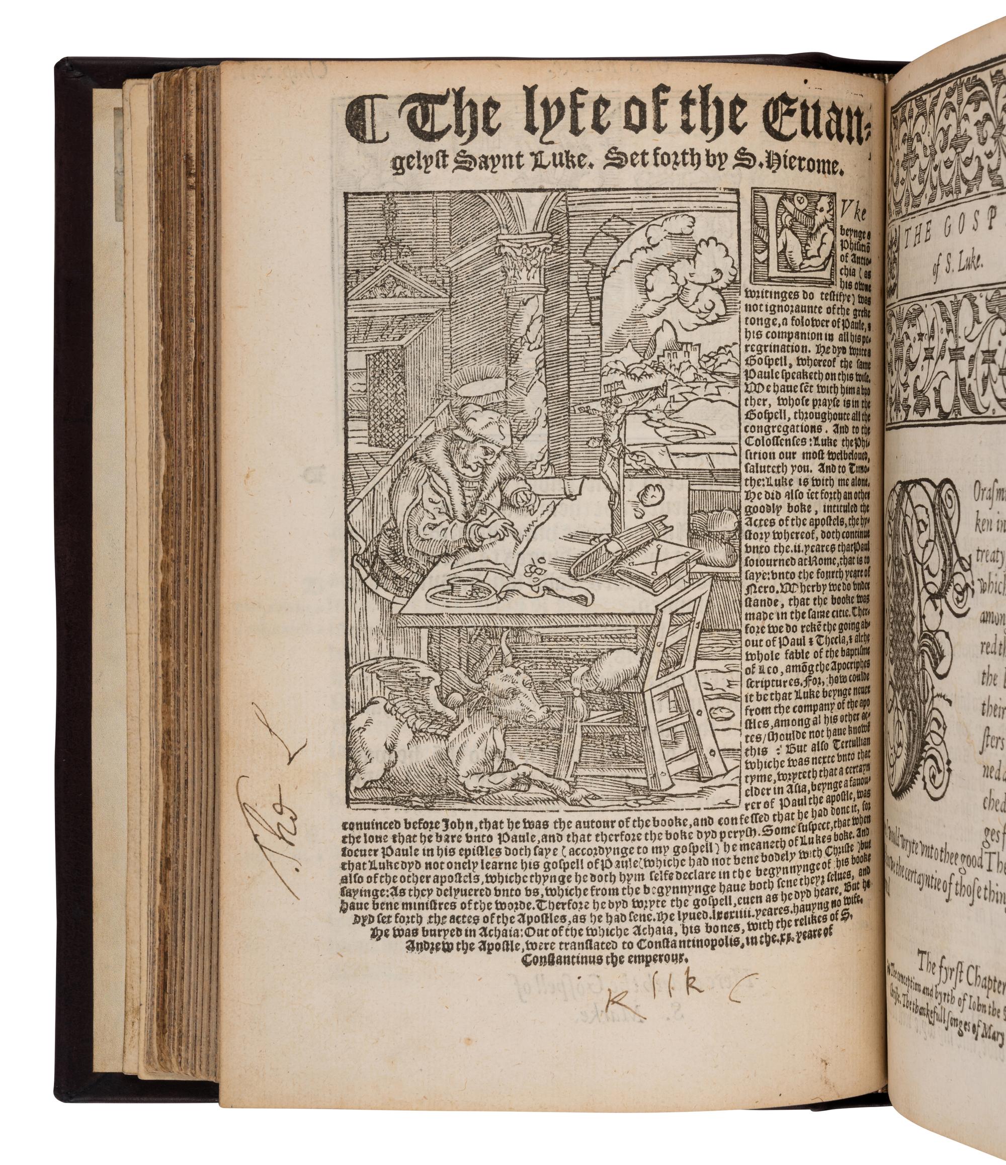 [BIBLE, in English]. The Newe Testament of our Sauiour Jesu Christe. Faythfully translated out of the Greke . London: Richard Jugge, 1552.