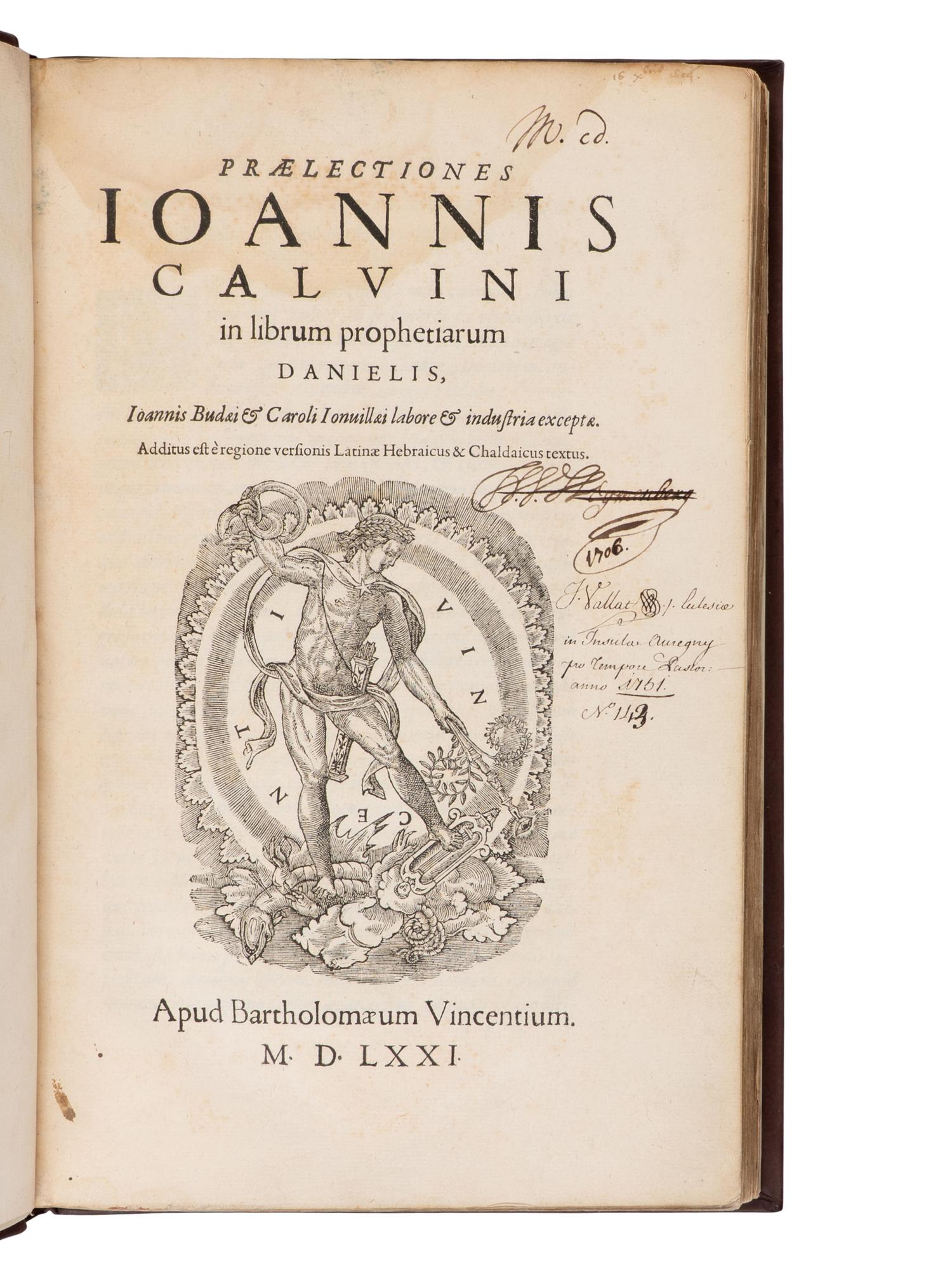 [Religion] Calvin, John. Group of 5 Titles